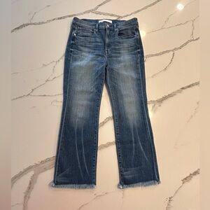 AYR Jeans The Bomb Pop Ankle Fringe Denim Jeans 31S